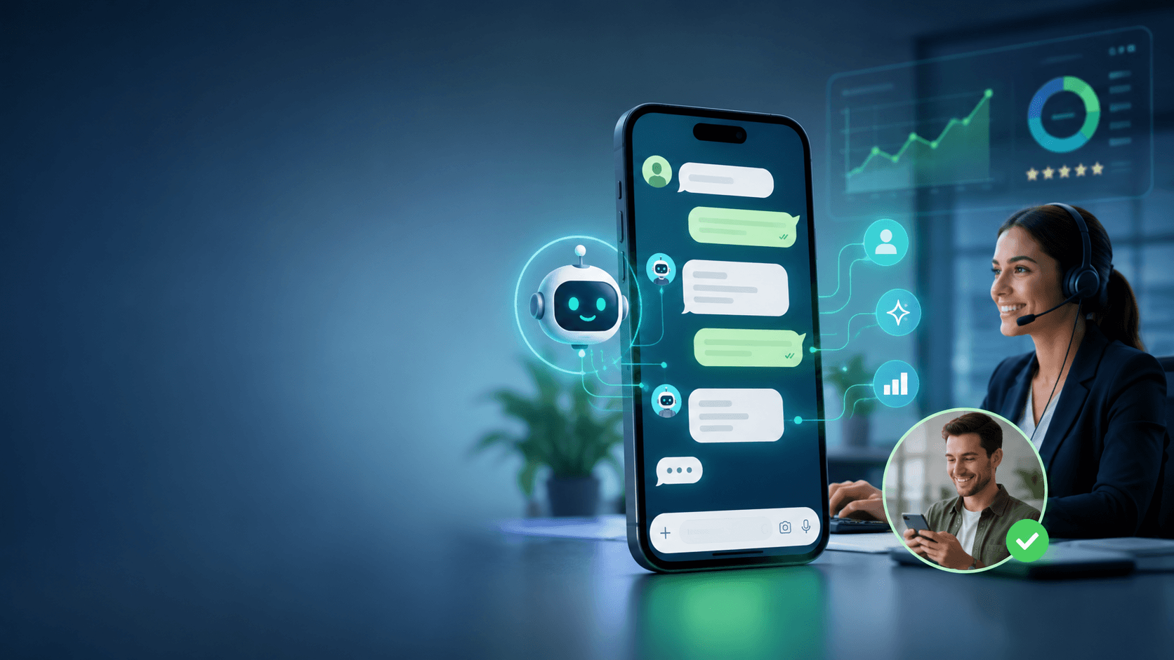 Agentes de IA en WhatsApp para empresas